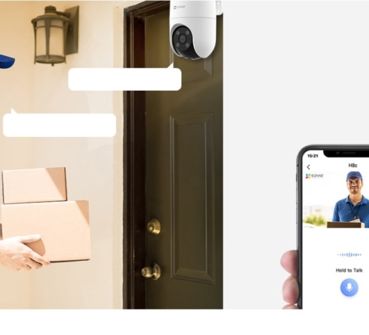 Camera EZVIZ H8C 3MP hồng ngoại (Kết nối Wifi, xoay 360o)